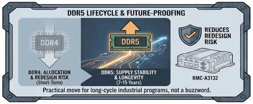 RMC-A3132 DDR5: Built for Real-World Edge Deployments