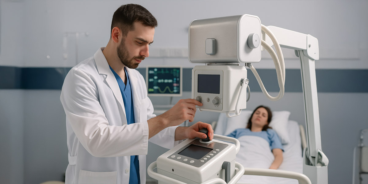EMC-Shielded Portable X-Ray Station